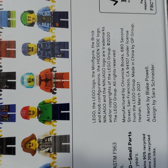 LEGO Minfig Puzzle NEW! Unopened 1000 Pc. Minifigure & Poster Ages 9+ - Picture 10 of 12